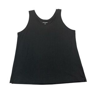 J. Crew Black Premium Jersey Tank Top Size M